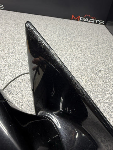 06-08 BMW E63 E64 M6 Door Right Passenger Mirror Sapphire Black *Paint Bubbling