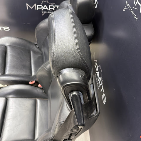 01-06 BMW E46 M3 Convertible Interior Front Heated Seats Black *Notes*