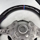 NEW 15-20 BMW F80 F82 F83 M3 M4 Carbon Fiber Steering Wheel Tri Color NO TRIM