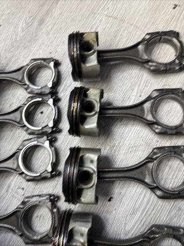 08-13 BMW F06 F10 F12 F13 M5 M6 V8 S63 Engine Pistons & Connecting Rods OEM Set