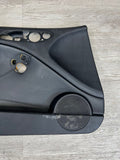 01-06 BMW E46 M3 DRIVER LEFT SIDE DOOR PANEL CARD BLACK OEM