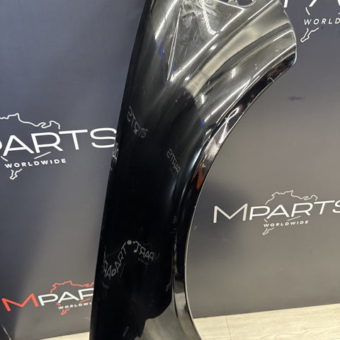 01-06 BMW E46 M3 Right Passenger Fender Carbon Black Painted *Ding*