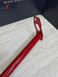 01-06 BMW E46 325 330 M3 Coupe Lower SeatBelt Seat Belt Holder Bar Brace Red