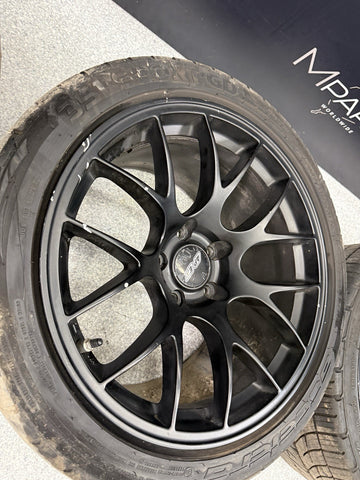 18” APEX EC-7 Rims Wheels Black 18x9.5 ET22 / 18x10.5 ET27 5x120 BMW E9X M3