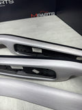 01-06 BMW E46 M3 Convertible Interior Armrests Trim Set Brushed Aluminum *Notes*