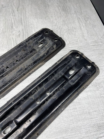 01-13 BMW E46 E90 E92 E93 M3 OEM MIDPIPE EXHAUST BRACKETS SUPPORT PLATES PAIR