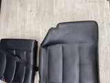 95-99 BMW E36 M3 Coupe Rear Bench + Folding Backrest Back Rest Seats Black