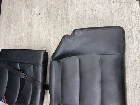 95-99 BMW E36 M3 Coupe Rear Bench + Folding Backrest Back Rest Seats Black