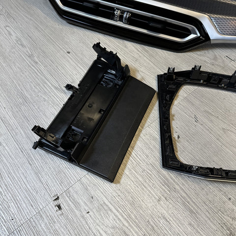 2023-2026 BMW G80 M3 Front Interior Aluminum Rhombicle Trim Panel Set OEM