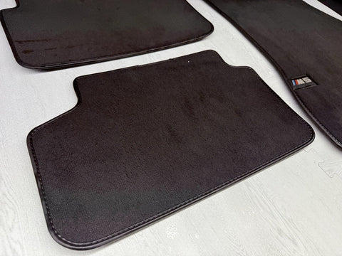 BMW 19-23 G30 F90 M5 Black Carpet Floor Mats OEM Right Front + Rears Only