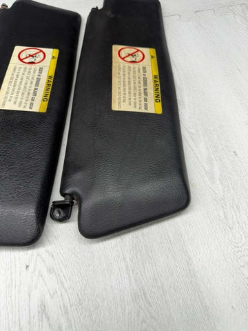 96-99 BMW E36 M3 CONVERTIBLE SET FRONT SUN VISORS BLACK OEM