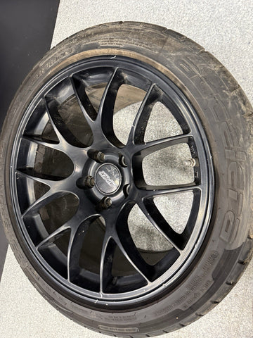 18” APEX EC-7 Rims Wheels Black 18x9.5 ET22 / 18x10.5 ET27 5x120 BMW E9X M3