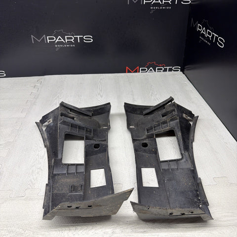01-06 BMW E46 M3 FRONT BUMPER COVER GUARDS BRACKETS 2695247