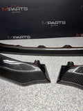 NEW Carbon Fiber V Style Front Bumper Lip 21-26 BMW G80 G82 G83 M3 M4