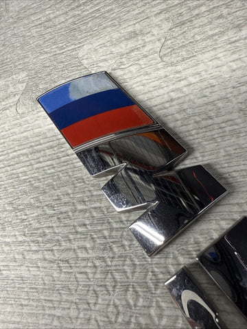 Chrome 11-16 BMW F10 M5 Trunk Logo Emblem Badge OEM