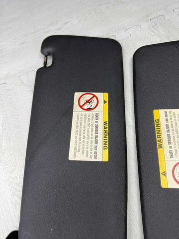 BMW 94-99 E36 M3 Black Sun Visors Sunvisors Pair OEM