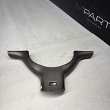 OEM 01-06 BMW E46 M3 Lower Steering Wheel Trim Cover Plate Titan Shadow Grey