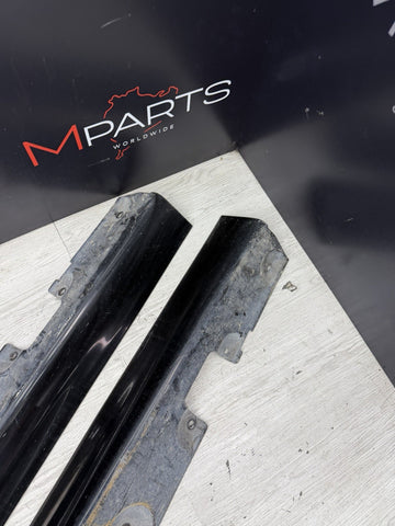 01-06 BMW E46 M3 Rocker Panel Side Skirts OEM Jet Black