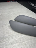 BMW E46 325 330 M3 Convertible Rear Grey Gray Upper Armrest Pads 7894431 7894432