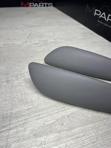 BMW E46 325 330 M3 Convertible Rear Grey Gray Upper Armrest Pads 7894431 7894432
