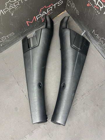 08-13 BMW E93 328 335 M3 Convertible Rear Lateral Covers Trims Panels Black OEM