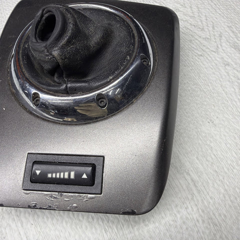 01-06 BMW E46 M3 Center Dome SMG Shift Plate Titan Shadow Grey