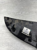 BMW 15-20 F80 F82 F83 M3 M4 Genuine OEM Carbon Fiber Left Driver Mirror Cover