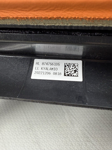 Front Right Dash Glovebox 51168747562 BMW 21-26 G80 M3 Kyalami Orange Leather