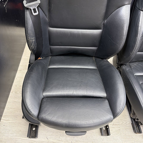 01-06 BMW E46 M3 Convertible Interior Front Heated Seats Black