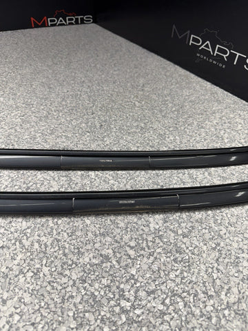 97-03 BMW E39 M5 Right & Left Roof Strip Drip Molding Trims Set Oem