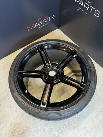 PORSCHE TAYCAN MISSION E REAR WHEEL RIM 21x11.5 ET66 9J1601025AB *Repaired Crack