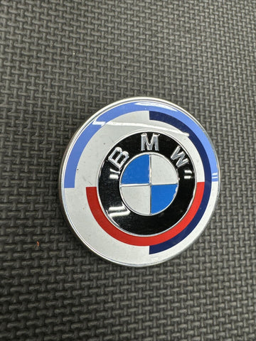 Genuine BMW M3 M5 F39 F90 G20 G30 Badge 50 years Anniversary 74MM 51148087196