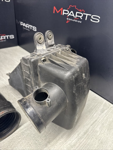 01-06 BMW E46 M3 S54 Air Filter Intake Suction Box Duct Inlet Original *Chip*
