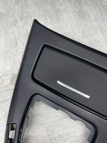 09-13 BMW E90 E92 M3 MANUAL CCC LEATHER CENTER CONSOLE TRIM