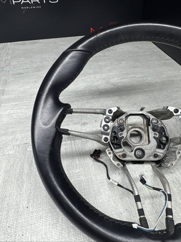 2015-2023 PORSCHE MACAN STEERING WHEEL W/ SHIFT PADDLES 30K MILES