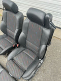 BMW E46 M3 01-06 Convertible M Rain Cloth / Nappa Leather Interior Seats Set