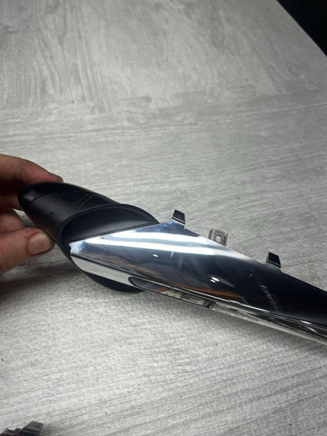 08-13 BMW E92 E93 M3 Front Fender Grilles Side Marker Light Chrome Trims OEM