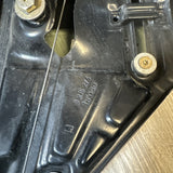 01-06 BMW E46 M3 Convertible Left Driver Rear Regulator Quarter Window Glass