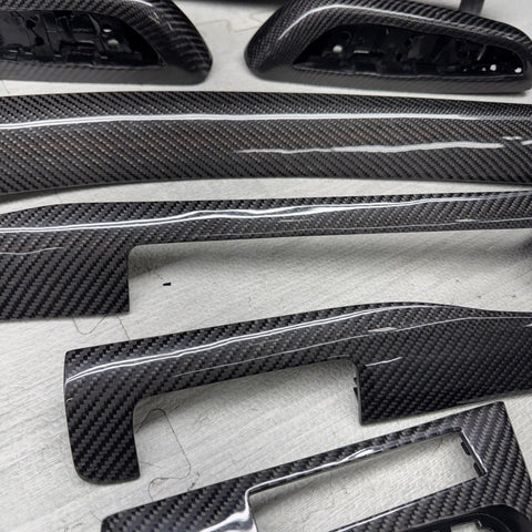 BMW E46 M3 01-06 Convertible Carbon Fiber Interior Trim Set 8 Piece