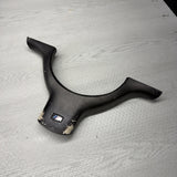 OEM 01-06 BMW E46 M3 Lower Steering Wheel Trim Cover Plate Titan Shadow Grey