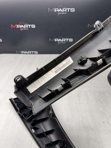 BMW 01-06 E46 325 330 M3 OEM Convertible Rear Top Lateral Trims Panels Black