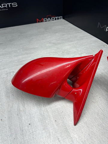 95-99 BMW E36 M3 Coupe Side Mirrors Pair Red