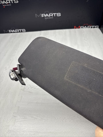 06-10 BMW E60 M5 Left Driver Side Black Alcantara Sun Visor 7897609