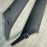 98-02 BMW Z3 M Roadster Front Interior A- Pillar Column Covers Trim Gray