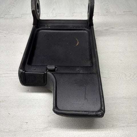 01-06 BMW E46 M3 Center Console Armrest Arm Rest Black Leather *Notes*