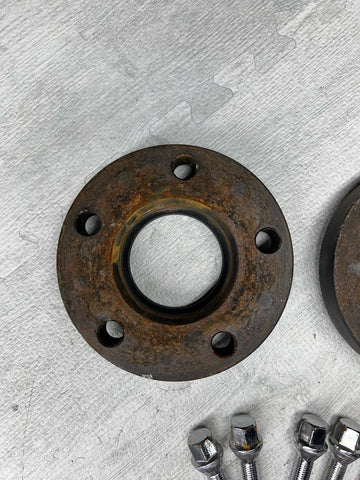 25MM Spacers + Extended Bolts PAIR 5x120 BMW E SERIES
