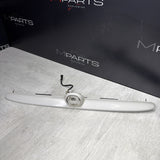 01-06 BMW E46 M3 Convertible Trunk Lid Grip Key Deck Handle Alpine White