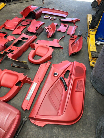 Honda S2000 S2K Full OEM Genuine Garnish Red Interior