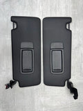 21-24 BMW G82 M4 Coupe Front Sun Visors Pair Black