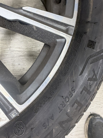 OEM 20" BMW Style 740M Wheels Rims w/2 Tires 2019+ G05 X5 G06 X6 Grey Machined